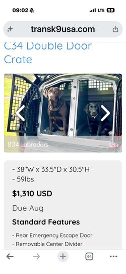 Dog Crate Trans K9