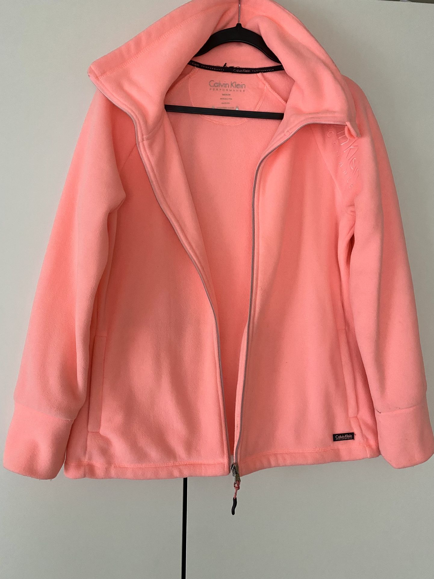 Calvin Klein Coral Fleece Women Jacket Size:M