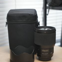 Sigma Art 85mm 1.4 EF Mount canon Lens