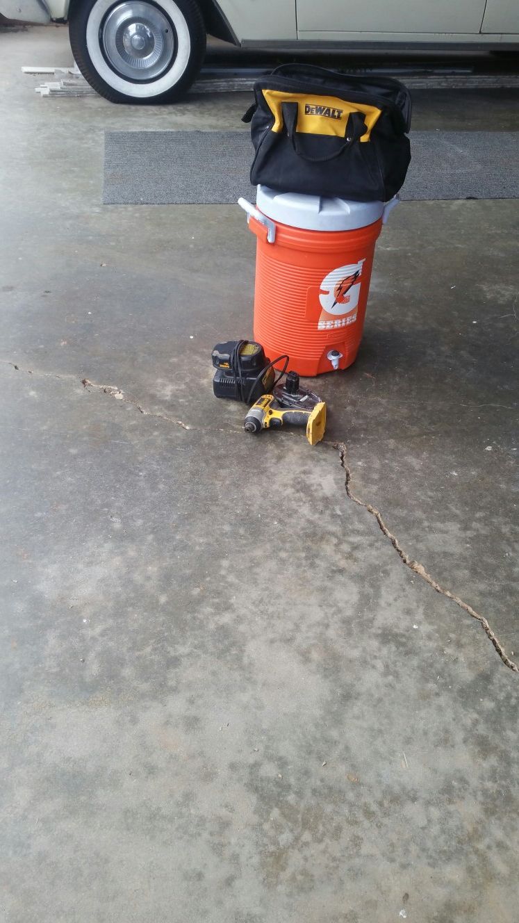 DEWALT drill gun.