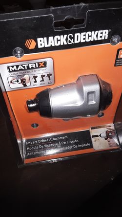 Black and decker impact attachment "matrix"