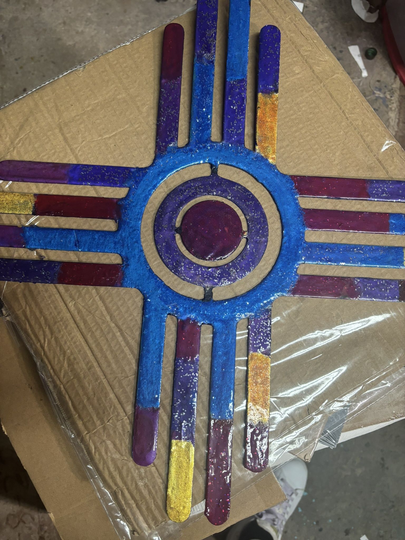 Metal Zia Wall Decor