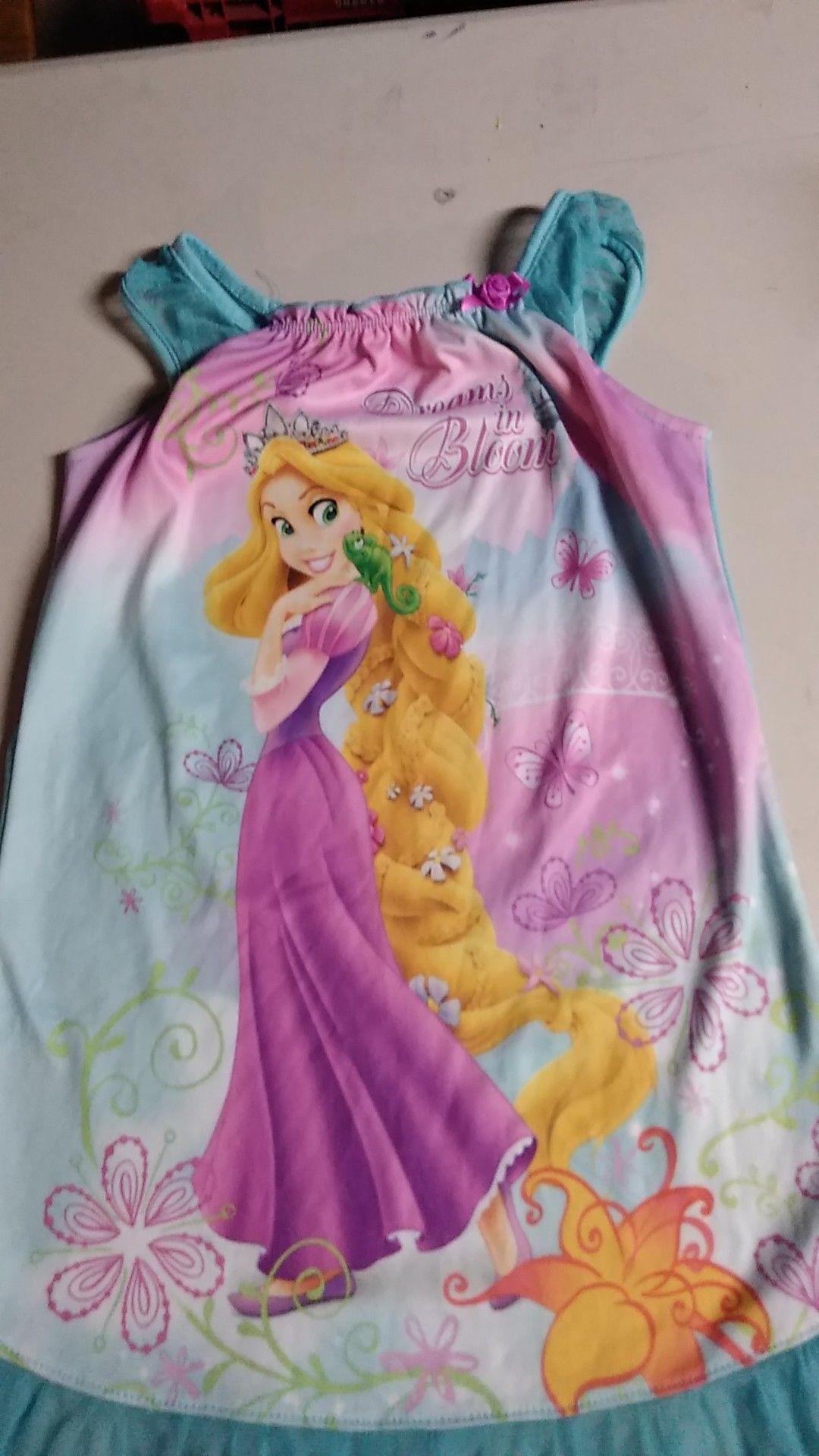 Rapunzel princess pijama dress