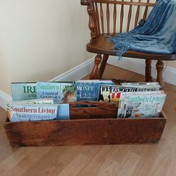 Rustic Magazine  Rack / Tool Box 