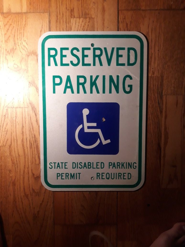 Handicap Parking Sign
