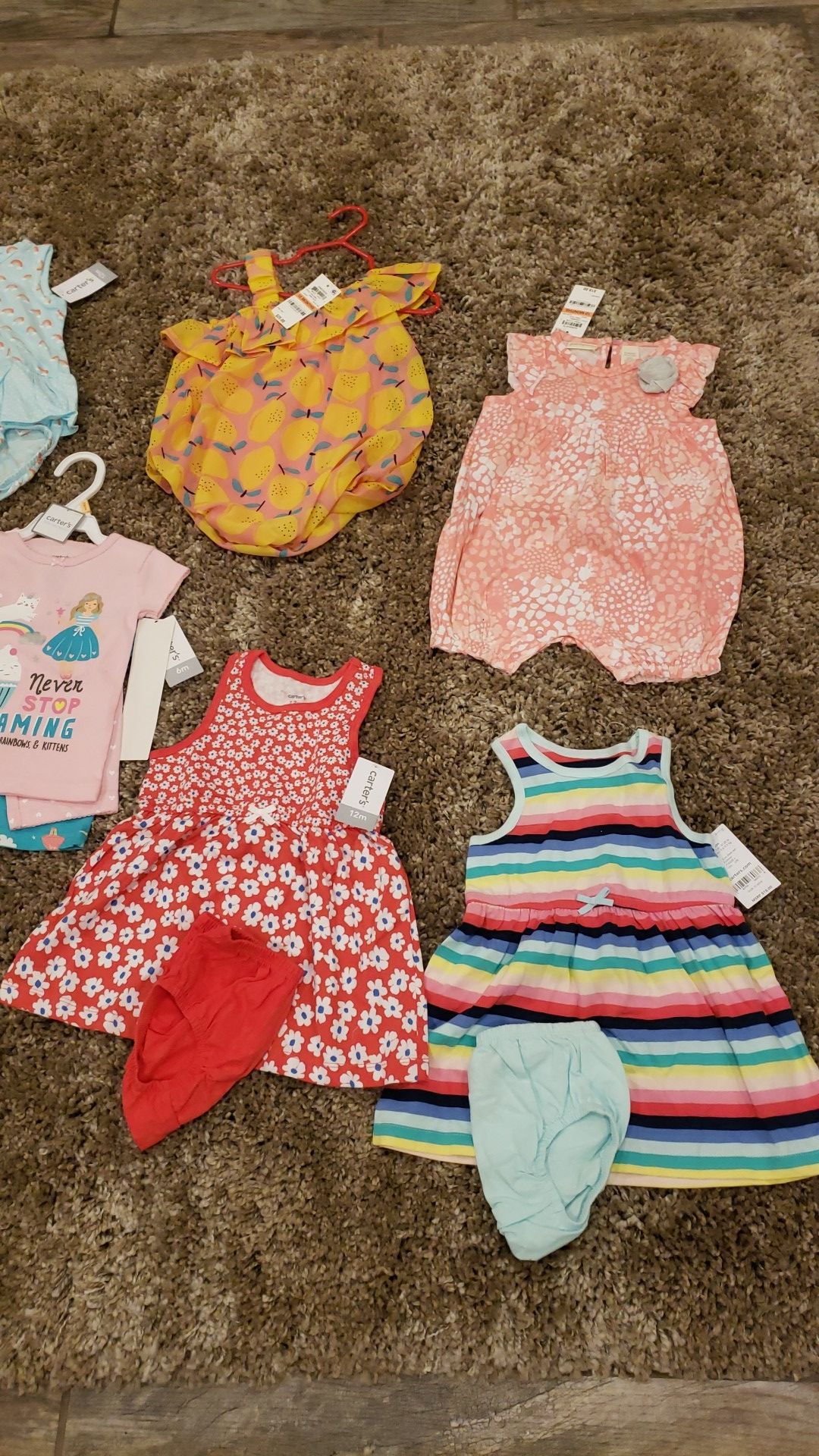 Baby girl clothes bundle size 12 months