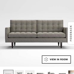 Crate And Barrel Apartment Sofa For Sale