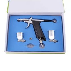 Gravity Feed Dual-Action Airbrush Spray Gun Kit 0.3MM 7CC/10CC Trigger Spray Gun