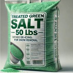 50 Lb Bags Ice Melt Green Treated Calcium Salt Delivery Available