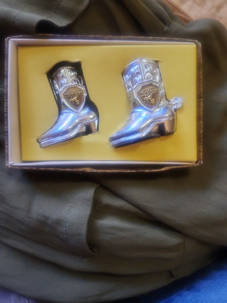 Western Boot Salt & Pepper Shakers
