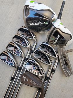 Taylormade Burner Superfast 3.0 & RBZ Golf Club Set Right Handed W/Ping Voyage Stand Bag *NICE