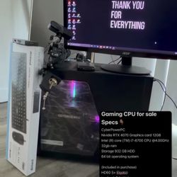 PC Gaming/streaming Set Up 