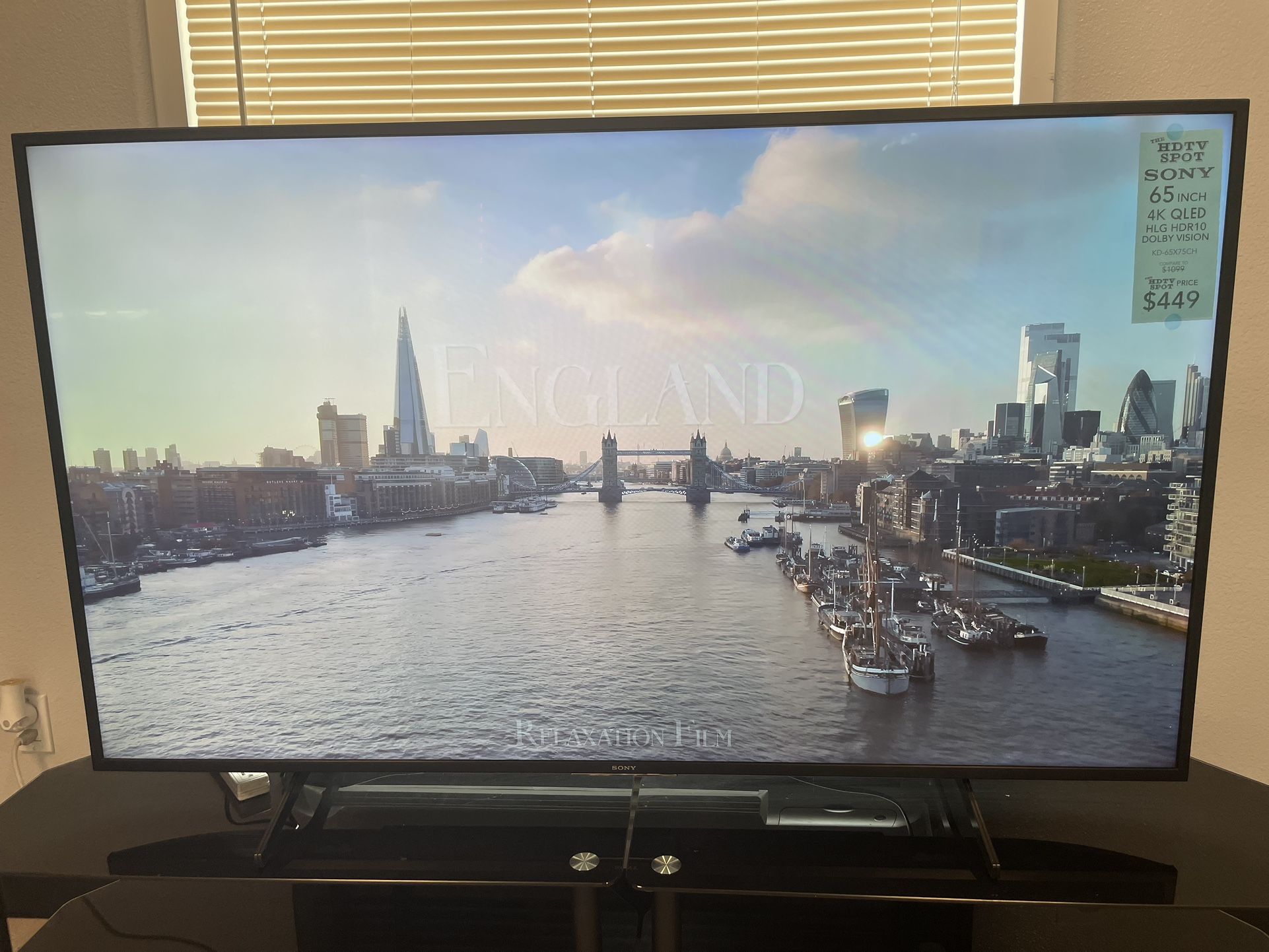 Tv 65 Inch Smart Tv 4K KD65X75CH QLED Electronics & Media