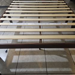 Cherry Wood / Oak Bed Frame with Slats (2 Available)