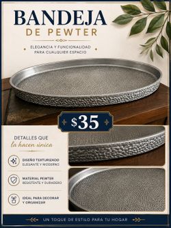Bandeja de Pewter