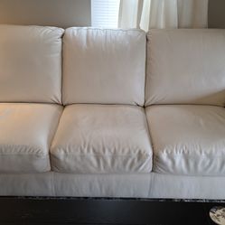 Genuine leather sofa