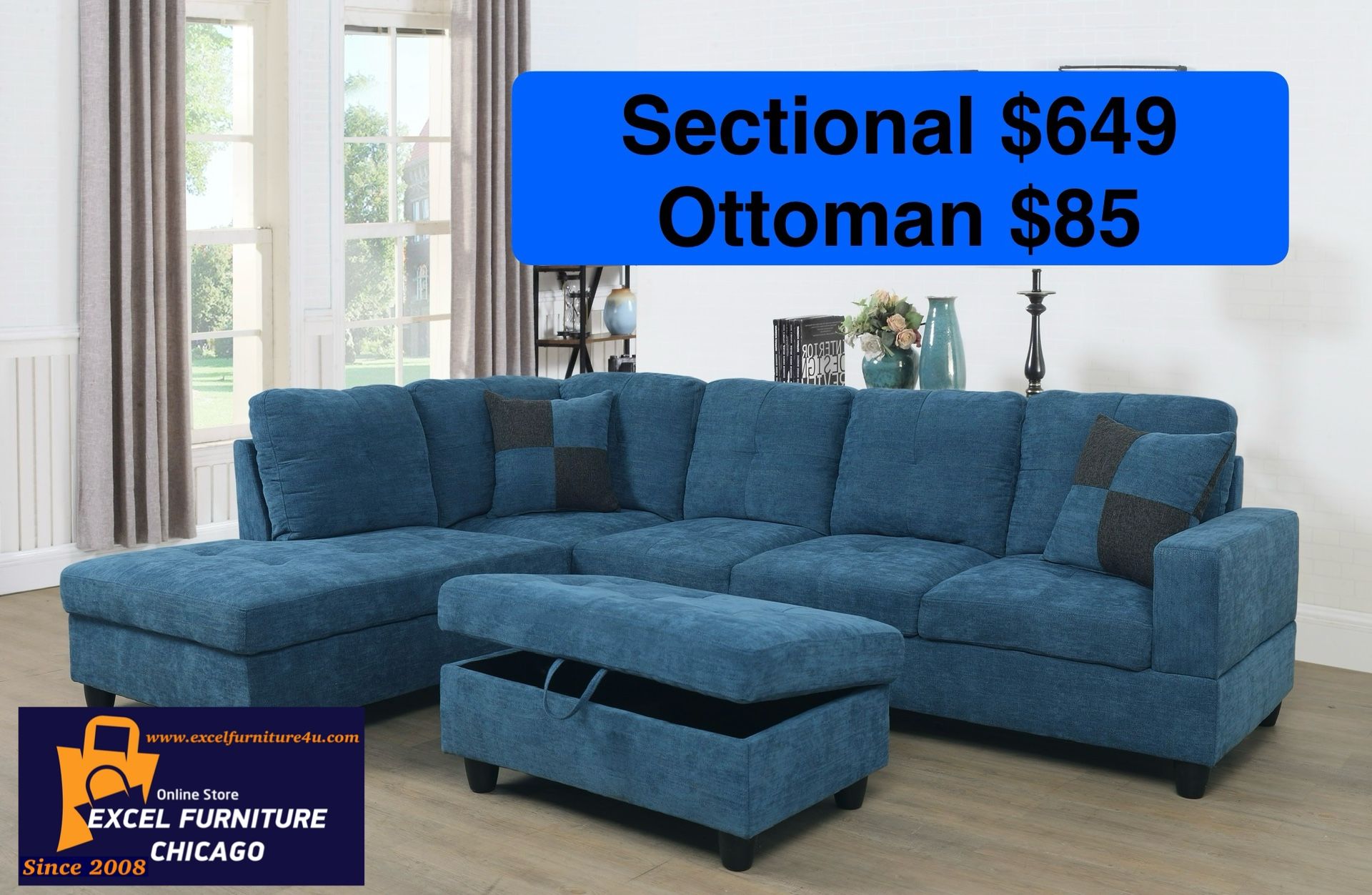 📦Free Delivery—Brand New Sofa, Couch, Sectional