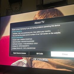 Samsung  Smart 65 inch Tv