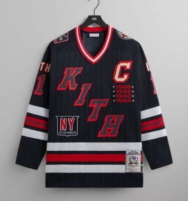 Kith Mark Messier Rangers Jersey, Size Large