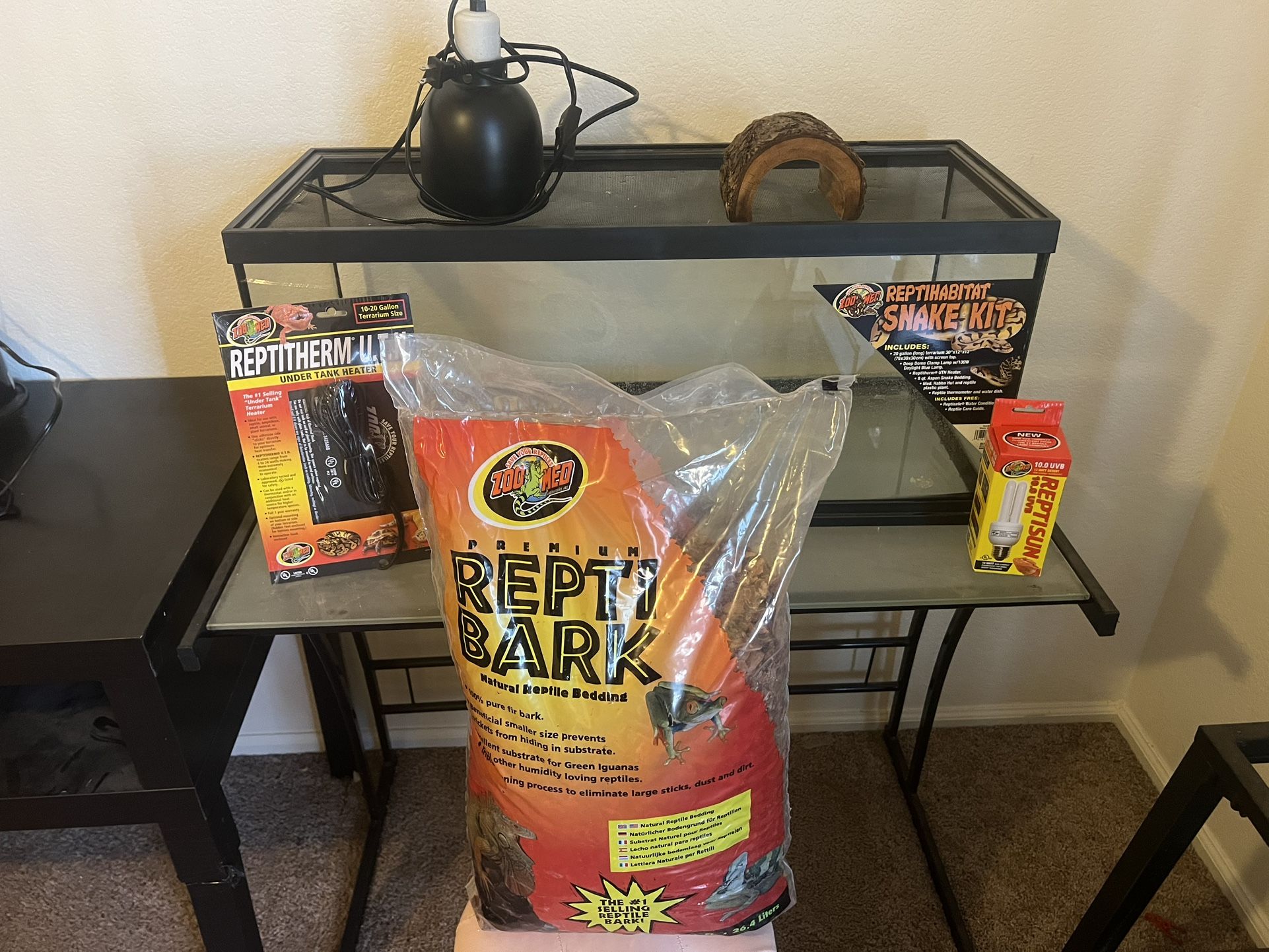 20 Gallon Zoo Med Reptile Kit