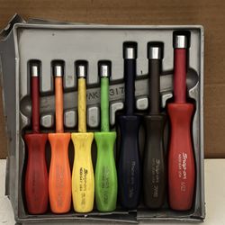 Snap-on Tools 7pc Hard Handle SAE Nut Driver Set (1/4 -1/2")
