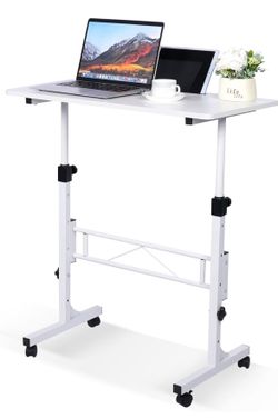 White Desk Adjustable Height
