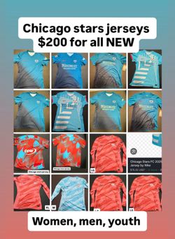 Chicago stars jerseys new women’s mens and youth
