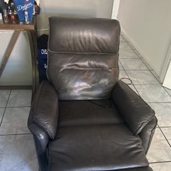 Leather Recliner Sofa