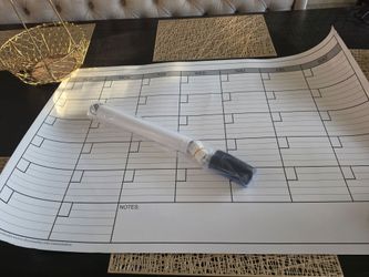 Dry Erase Calendar for Wall Large, 25 x 38
