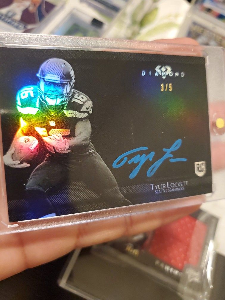 Tyler Lockett Topps Diamond Rookie Auto /5