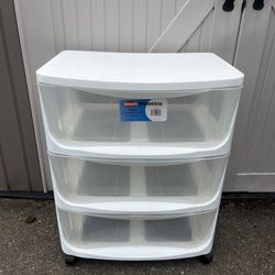 3 Drawer Storage on wheels