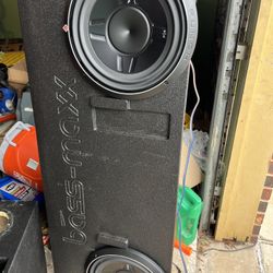 2 12 in P3 Rockford fosgate in PRO BOX brand NEW 