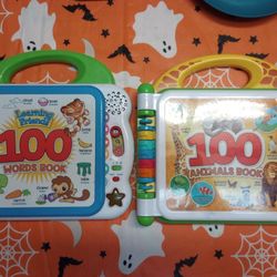 LeapFrog.  Animal Book.  And Word Book. Both For. $ 20