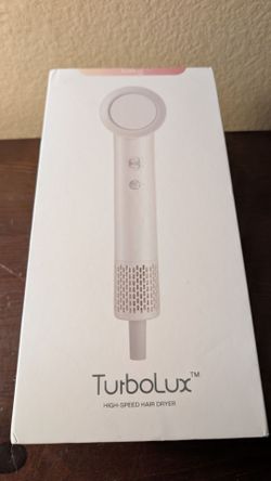 Hair Dryer, TurboLux Ionic 200 Million Negative Ions 1500W Fast Drying High Speed Hairdryer