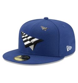 Roc Nation Paper Plane 59Fifty Fitted Cap - Blue