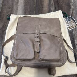 ROOTS Genuine Leather Bag/Backpack/Purse