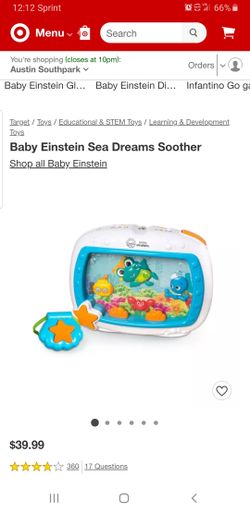 Baby Einstein crib soother