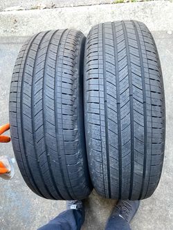 2) 225/60/18 Michelin Primacy AS Tires  Tread measures 6/32  DOT 0522  $125 for Both  I carry other sizes as well