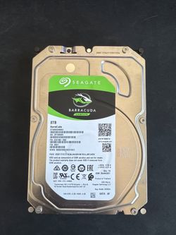 Seagate Barracuda 8 TB Internal Hard Drive - Excellent Health
