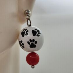 Pawprint Stud Earrings