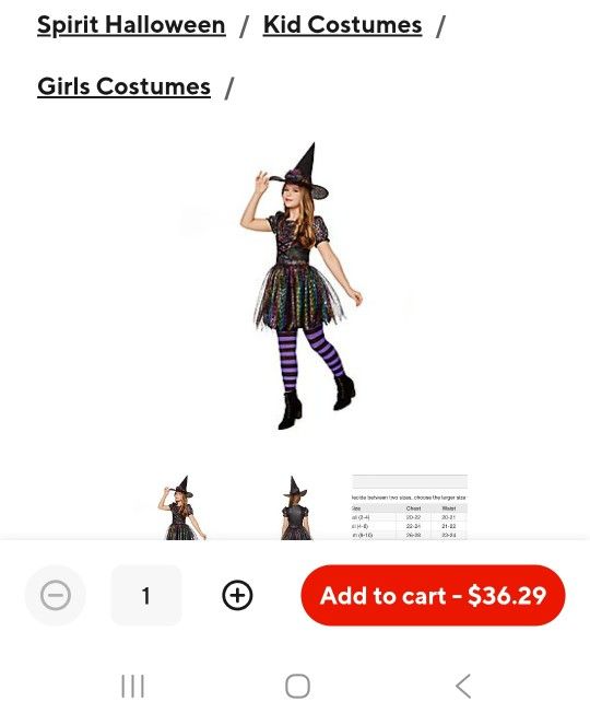 Sequin Witch Custome