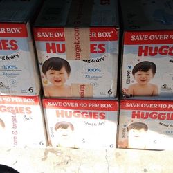 HUGGIES SIZE 6 