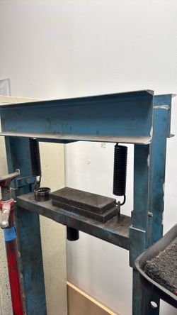 20-Ton Hydraulic Shop Press w/ Bearing Adapters