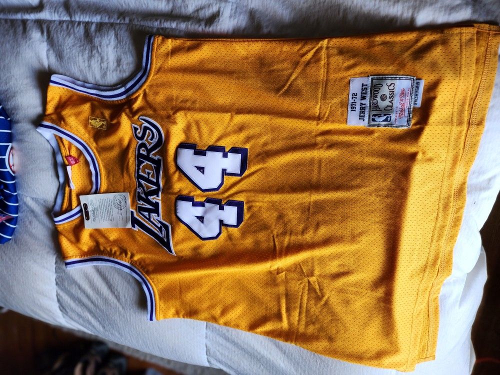Lakers #44 Jerry West Jersey, Mens Large, NEW W/TAGS!