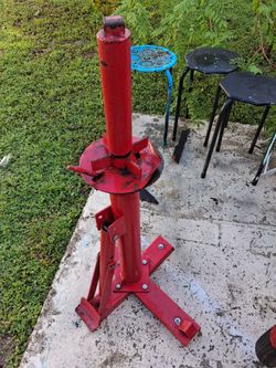 Red Heavy Duty Jack Stand