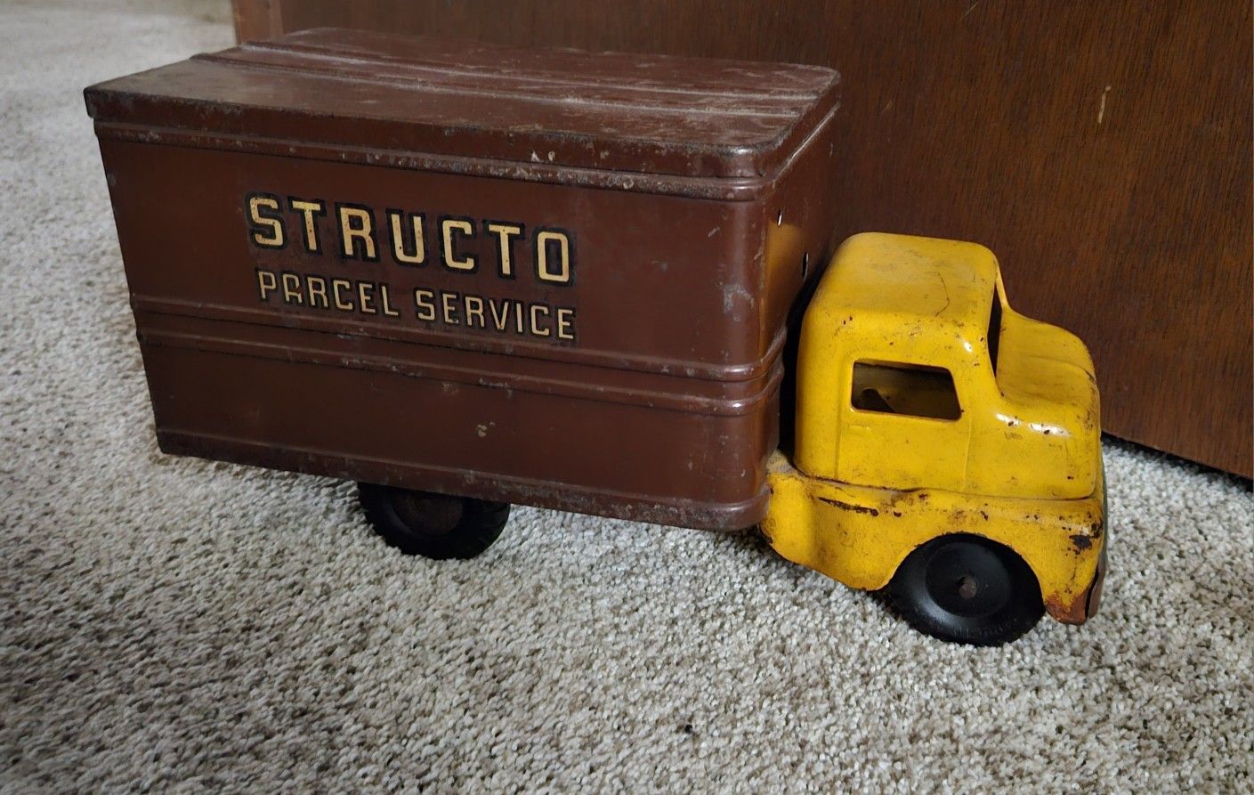 Structo Parcel Service Toy Truck