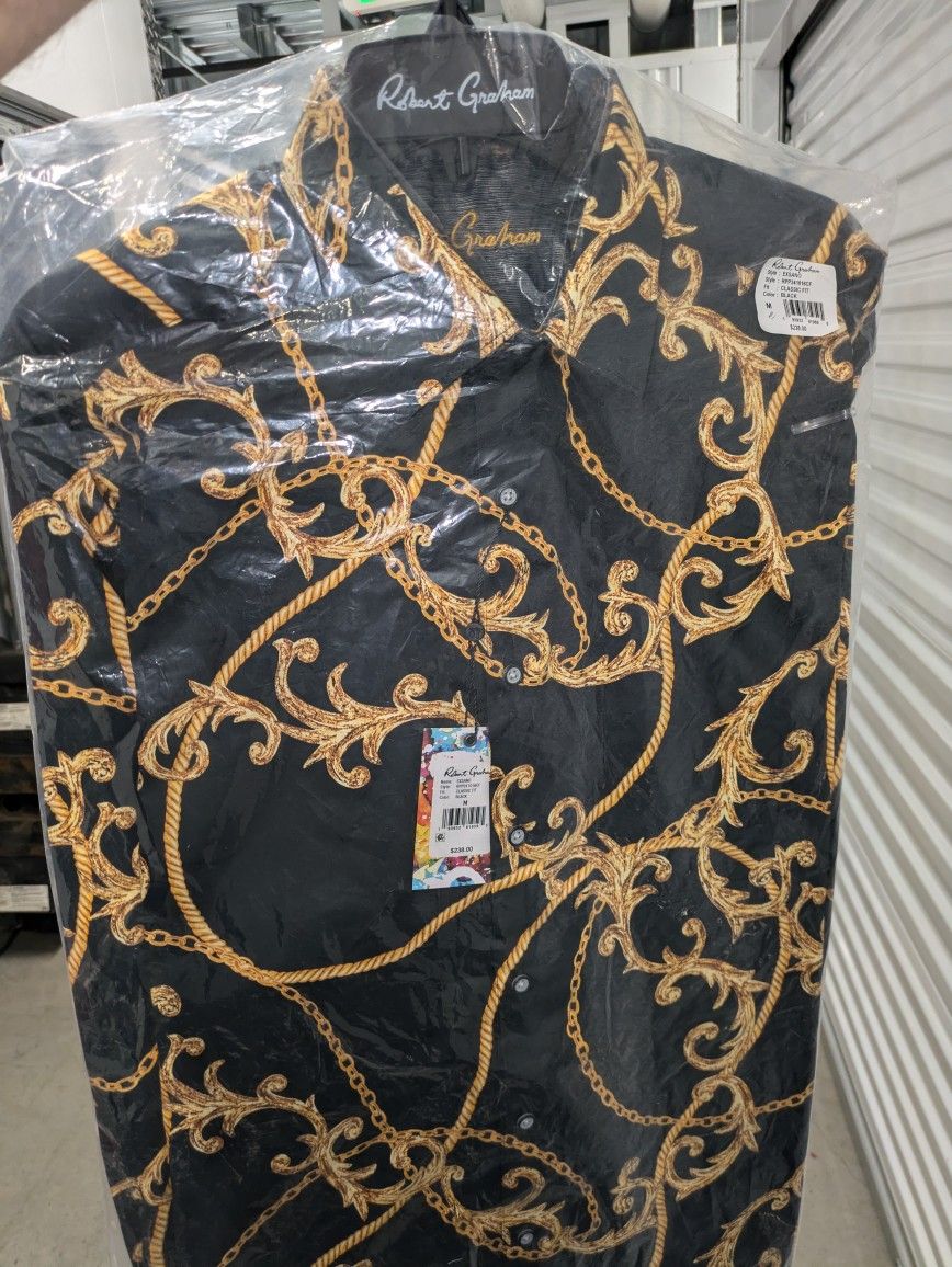 Robert Graham Exsano Classic Fit M Medium Brand New