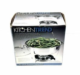 Chafing Dish, 5 Quart, Stainless Steel Professional Multi-Function Kitchen Trend