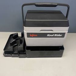 Vintage IGLOO Kool Rider 6 Qt Kool Mate Series Thermoelectric Cooler
