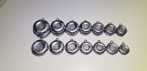 Fishing sinkers / fishing weights / river bank